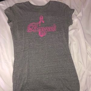 Cincinnati Bengals breast cancer awareness t-shirt
